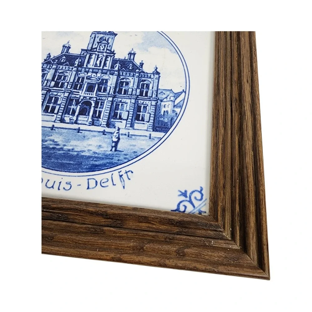 Delft framed blue